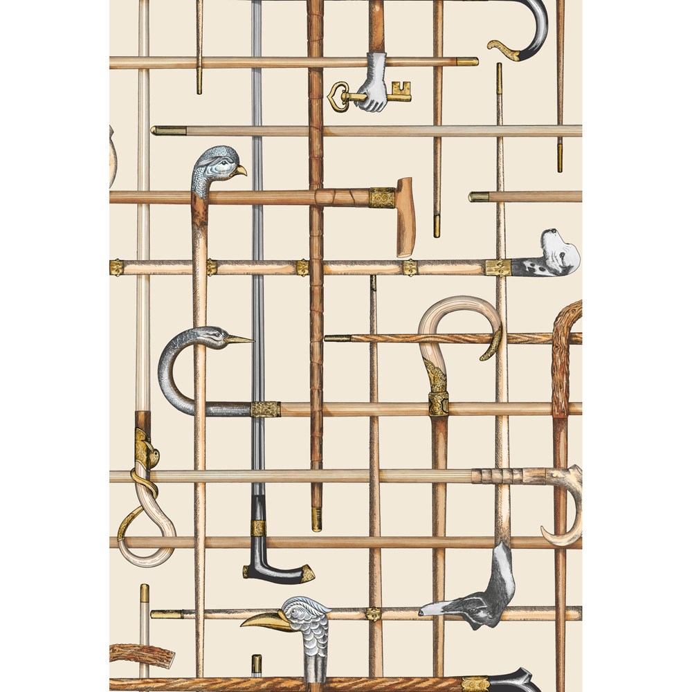 Bastoni Wallpaper 14026 by Cole & Son in Cream Beige 